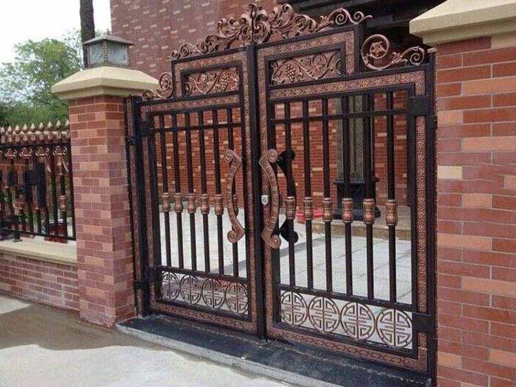 鋁藝大門廠家手把手教你選購庭院鋁藝大門